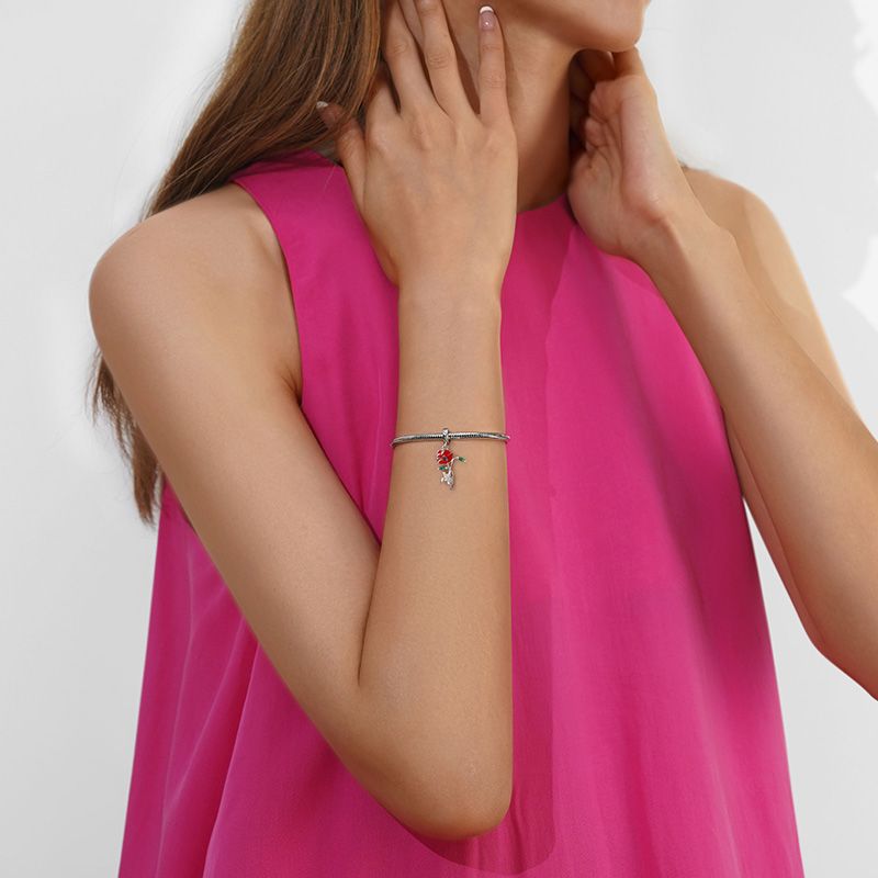 Poppy Flower Pendant