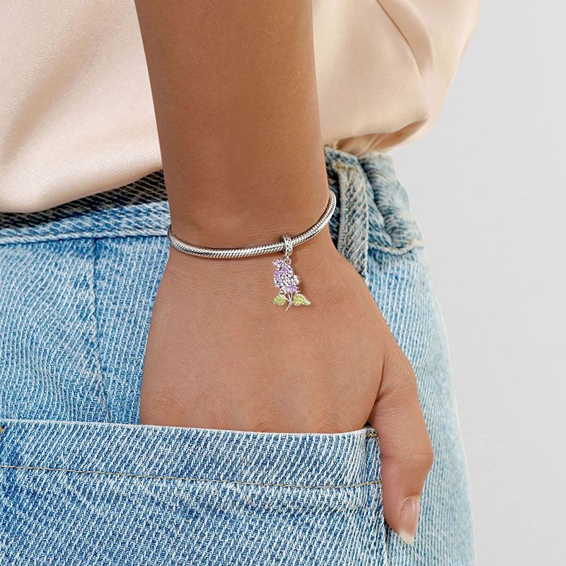 Lilac Flower Pendant