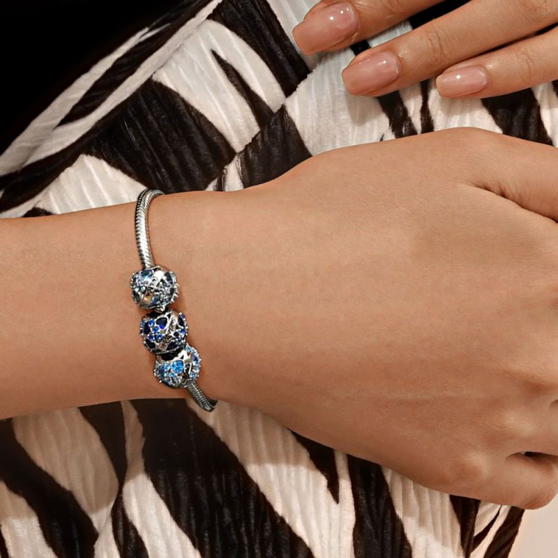 Round Birthstone Charm