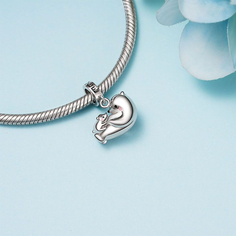 Polar Bear&Baby Pendant