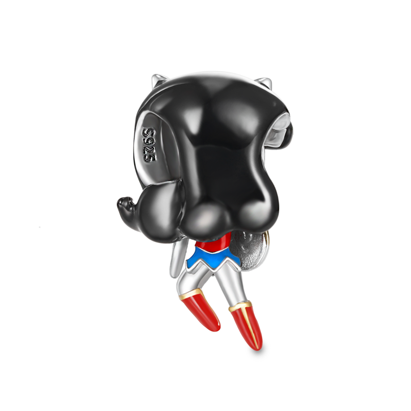 Super Girl Cat Charm