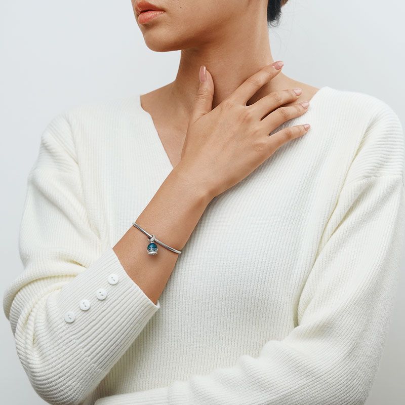 Blue Fantasy Ball Pendant