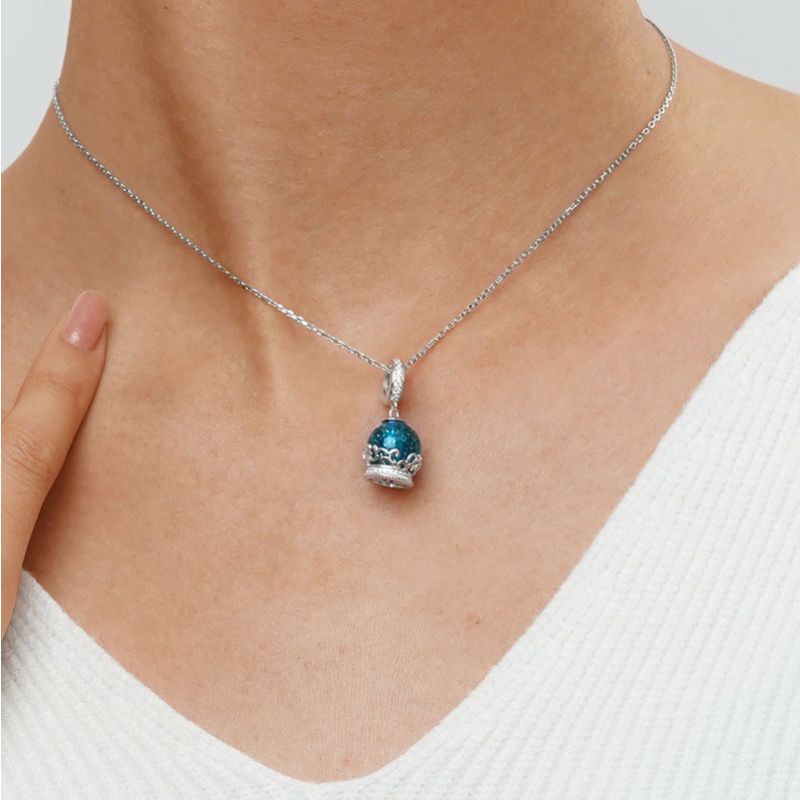 Blue Fantasy Ball Pendant