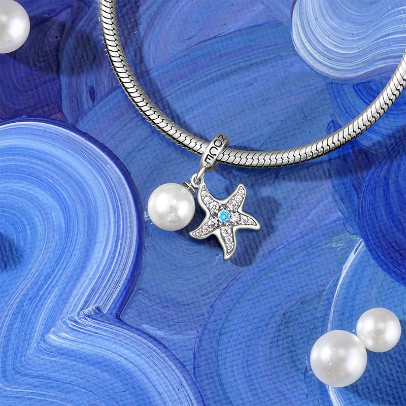 Starfish Pearl Pendant