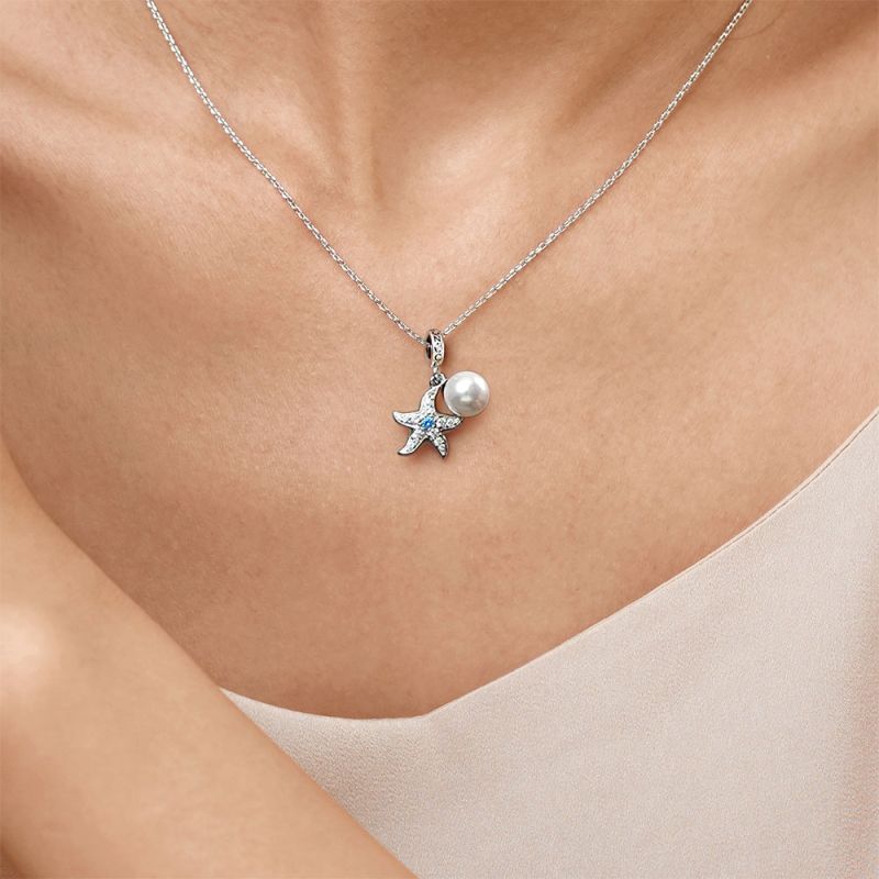 Starfish Pearl Pendant