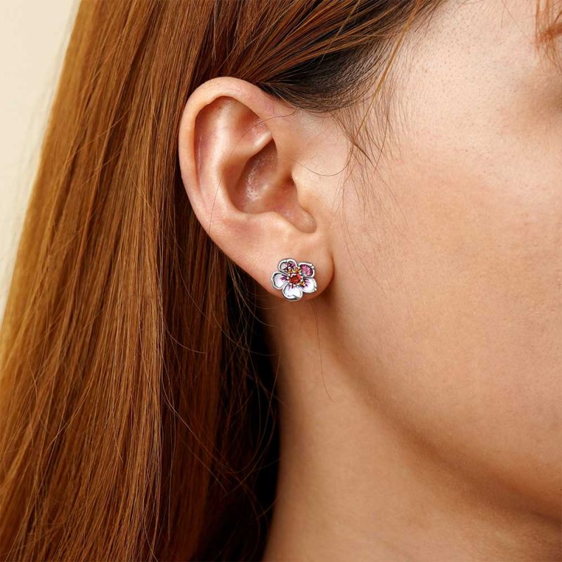 Cherry Blossoms Stud Earrings