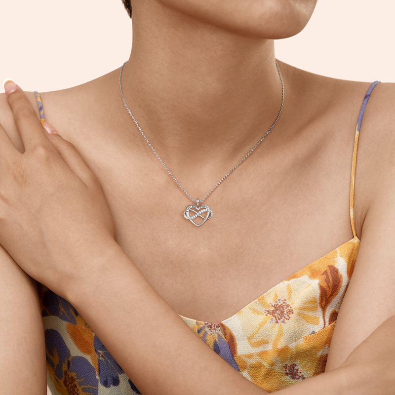 Infinite love Heart Necklace