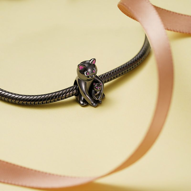 Black Cat& Baby Charm