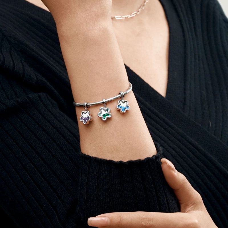 Plum Blossom Birthstone Pendant