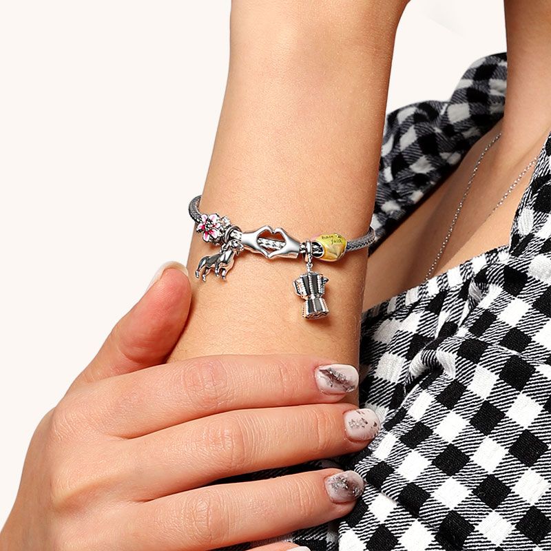 Polished Dachshund Charm