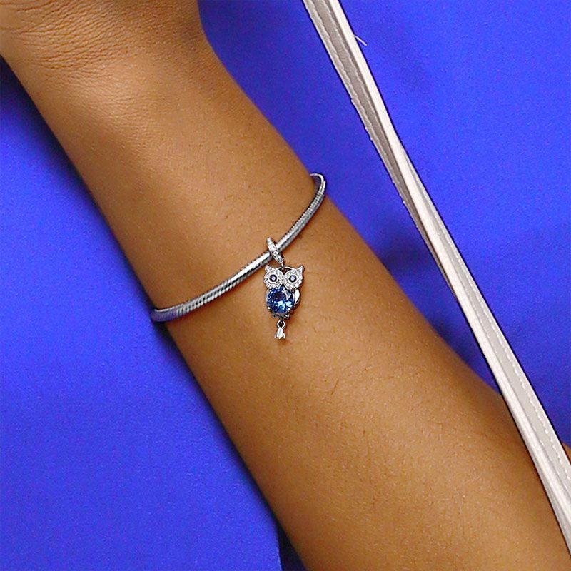 Gemstone Owl Pendant