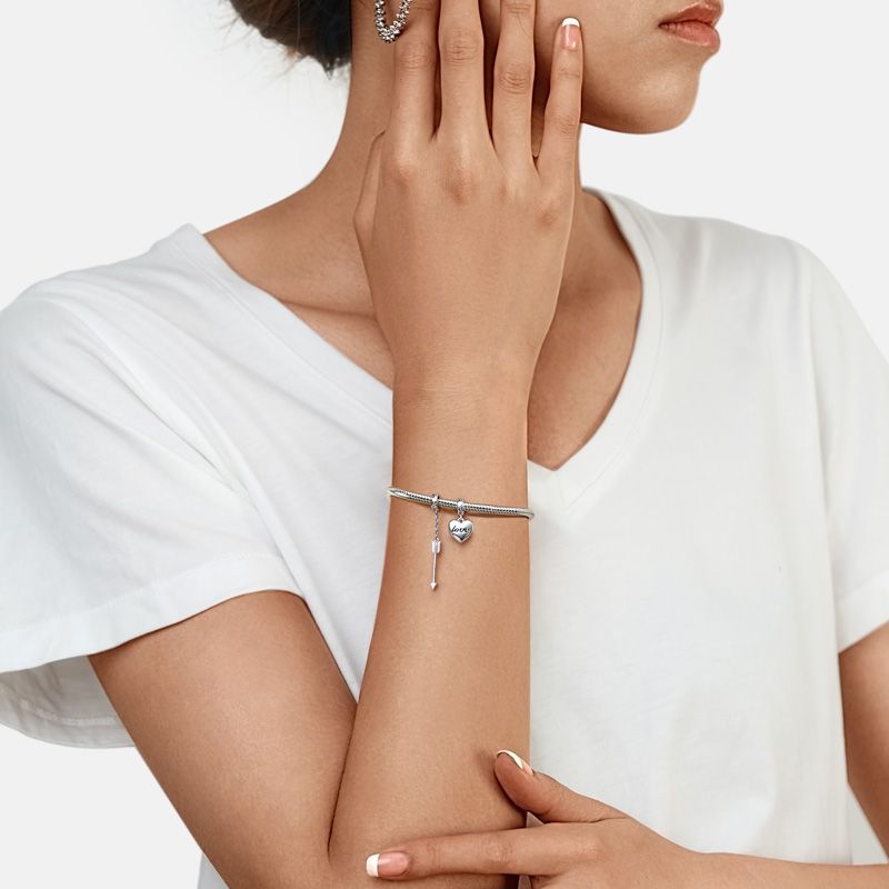 Arrow with Love Pendant