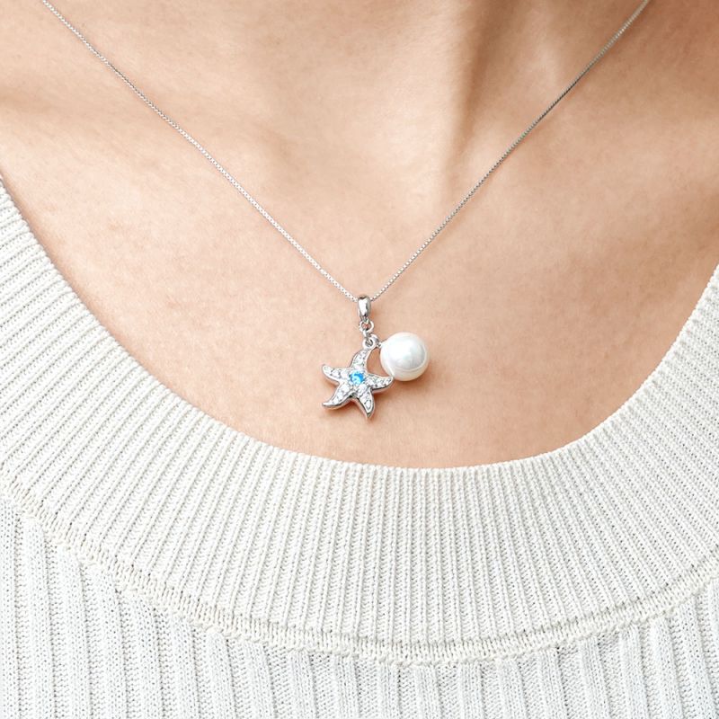Starfish Pearl Necklace