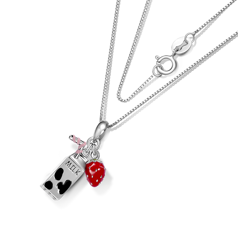 Milk & Strawberry Necklace