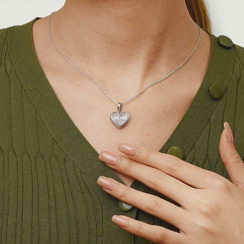 Mom Heart Pendant