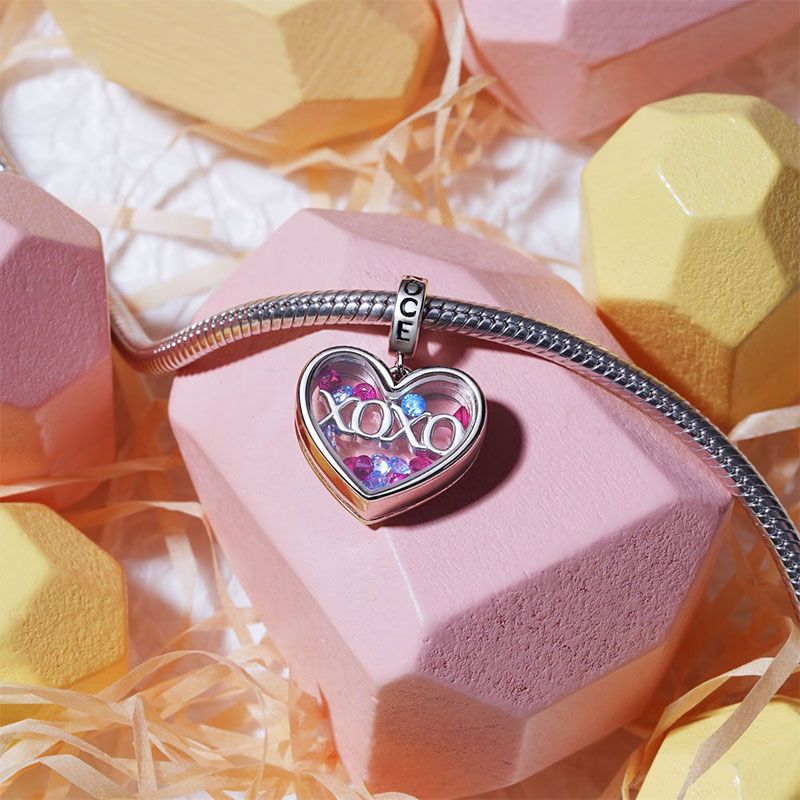 XOXO Heart Pendant