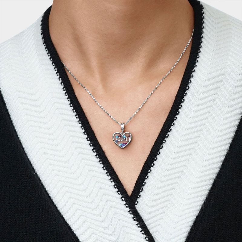 XOXO Heart Pendant