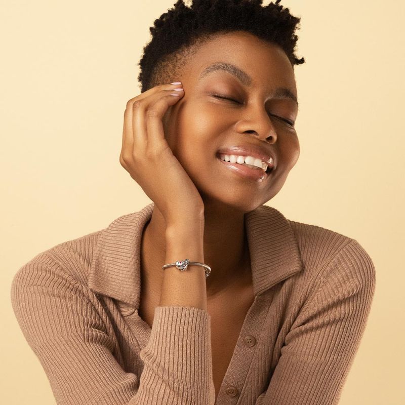 Hugging A Heart Charm