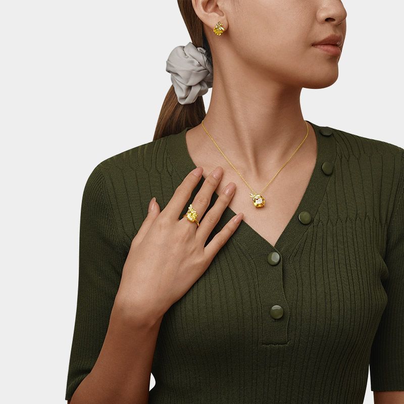 Honey Bee Stud Earrings