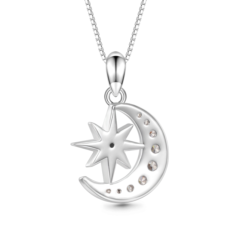 Moon & Star Necklace