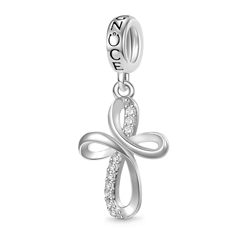 Eternal Ribbon Cross Pendant
