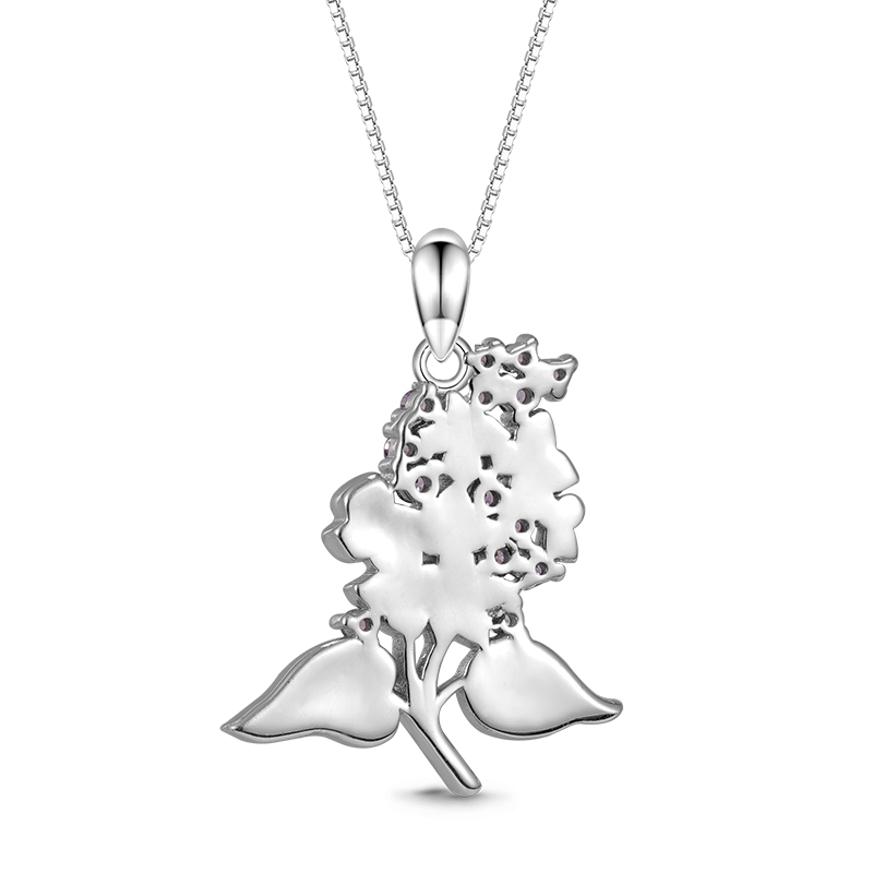 Purple Lilac Necklace