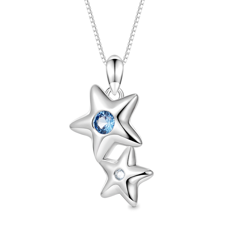 Double Star Necklace