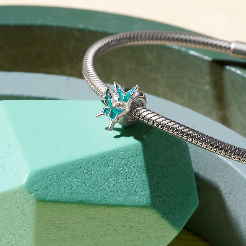 Blue Butterflies Stopper