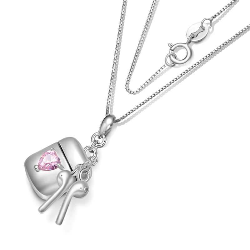 Earphone Box Necklace