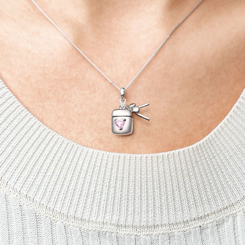 Earphone Box Necklace