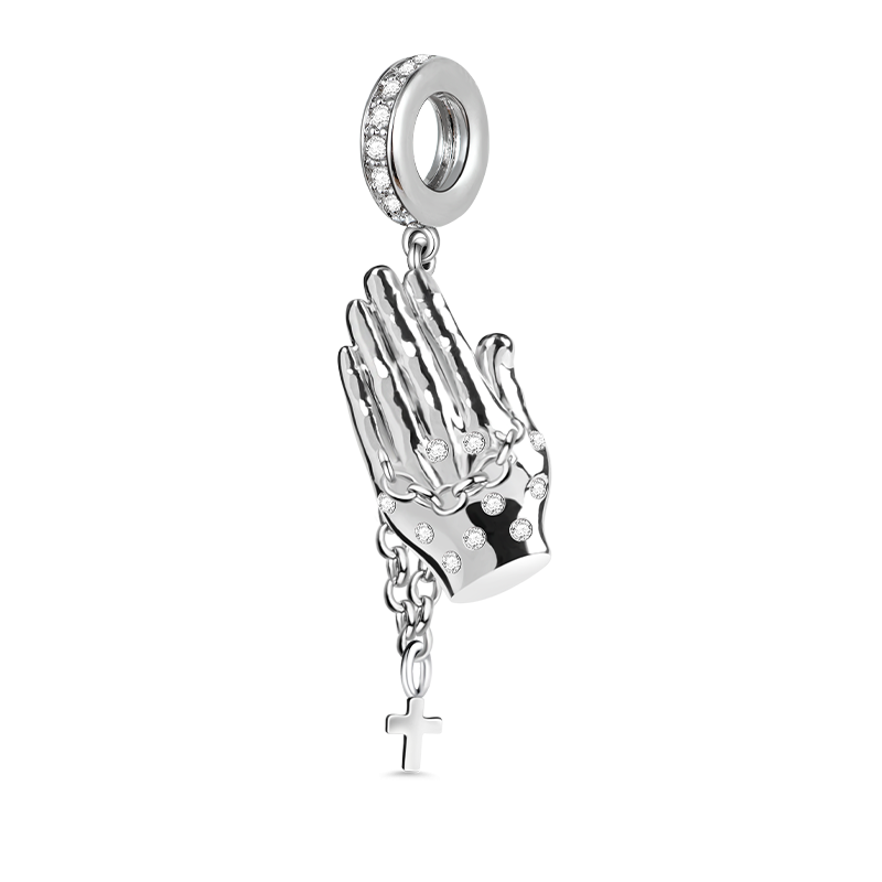 Pray Zirconia Charm