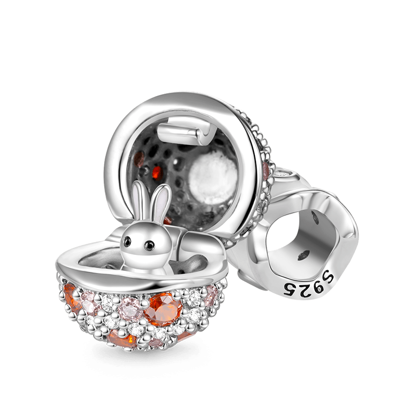 Rabbit in Egg Pendant