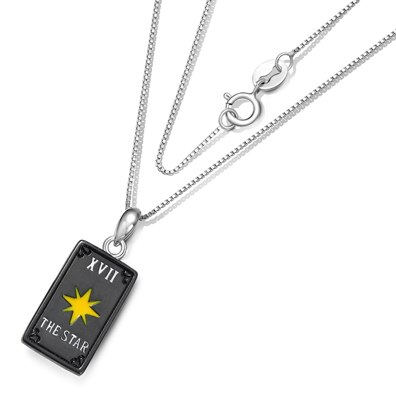 the Star Skully Tarot Necklace
