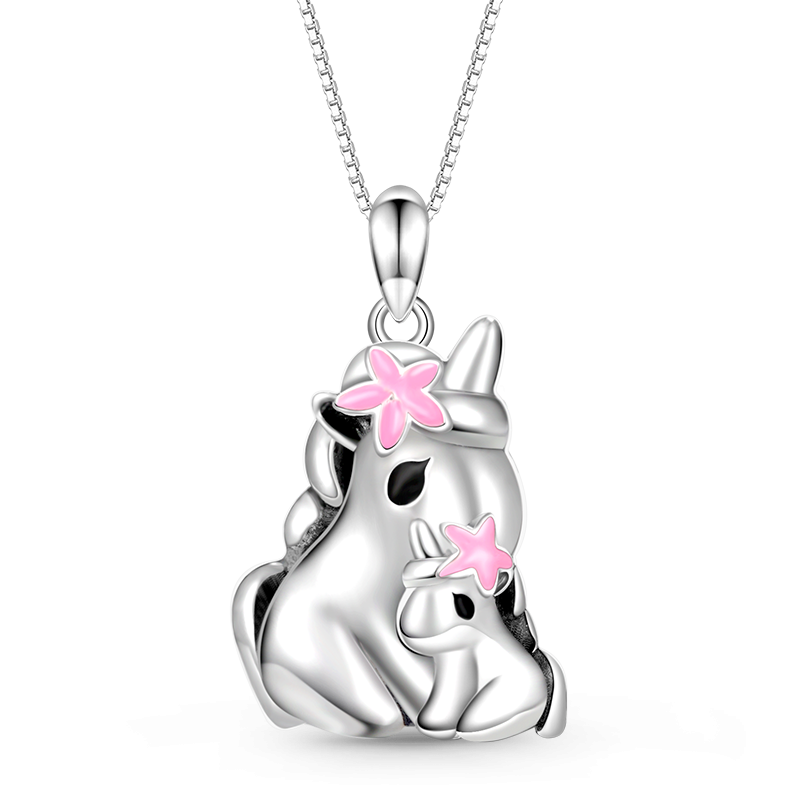 Unicorn & Baby Necklace
