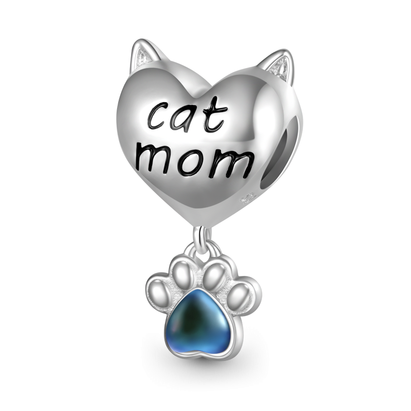 Cat Mom Mood Charm