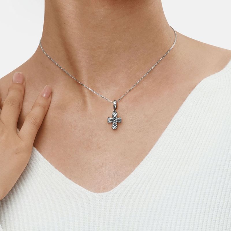 Love Spring Cross Pendant