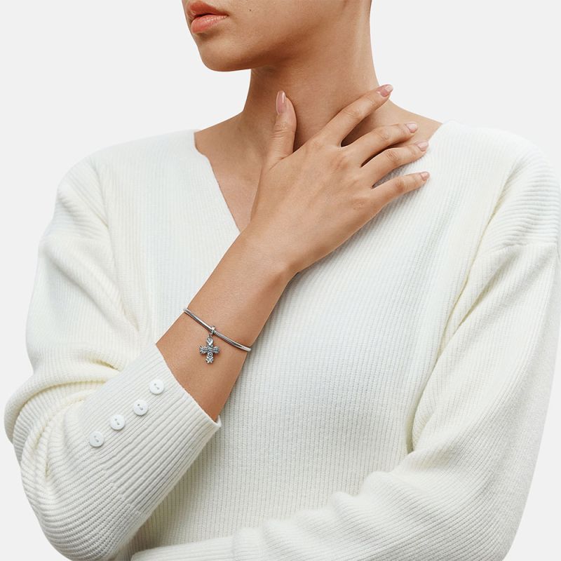 Love Spring Cross Pendant