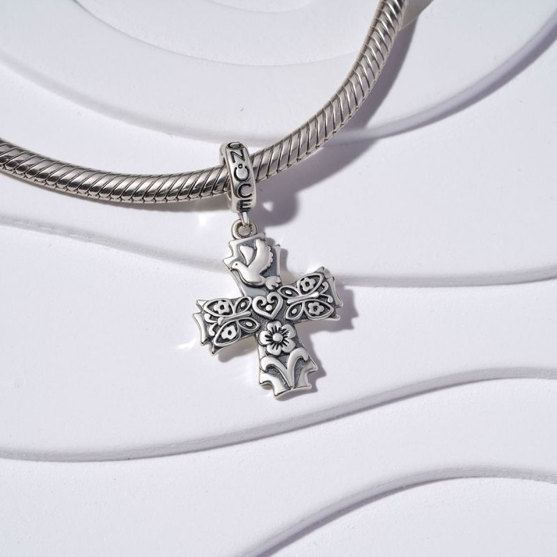 Love Spring Cross Pendant