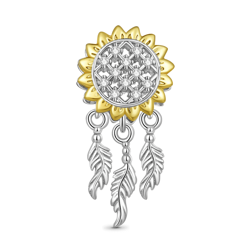 Sunflower Dream Catcher Charm