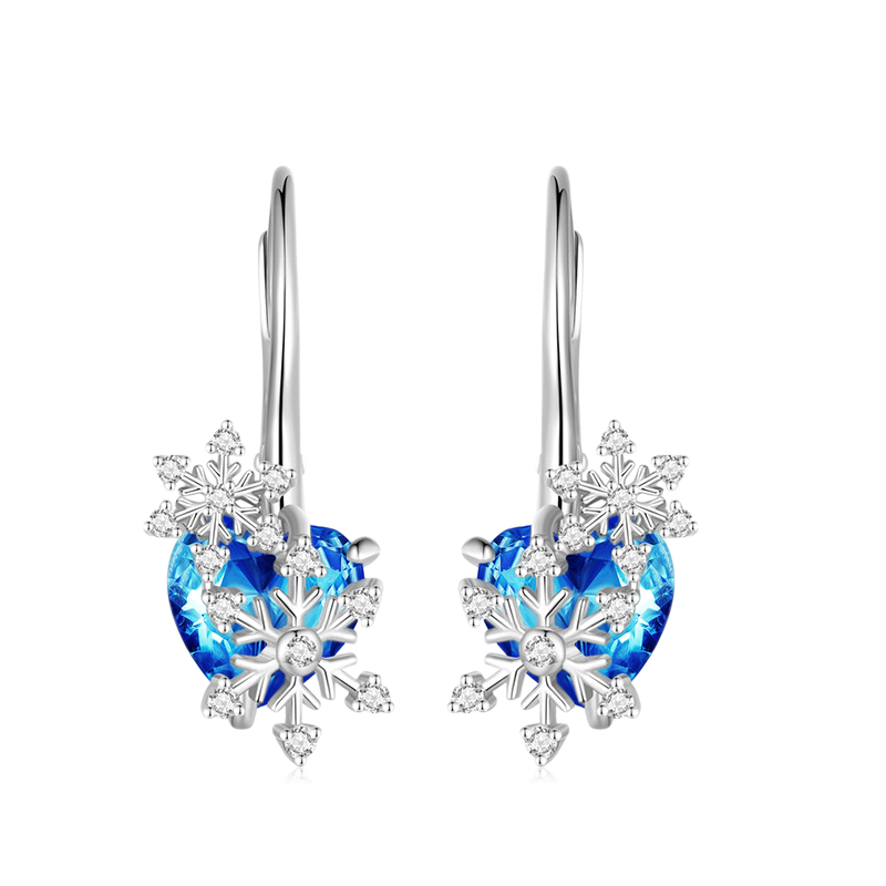 Snowflake Dangle Earrings