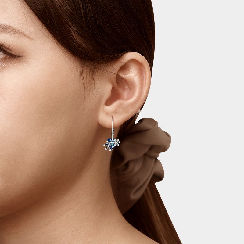 Snowflake Dangle Earrings