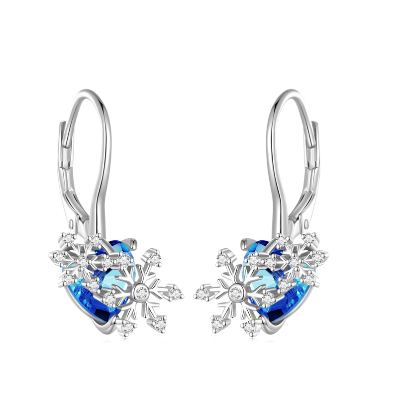 Snowflake Dangle Earrings