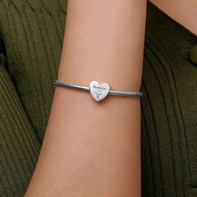 Bible Heart Charm
