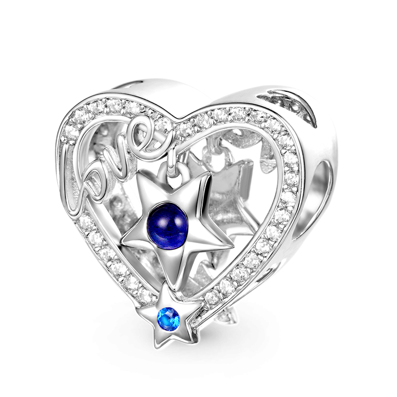 Stars Love Mood Charm