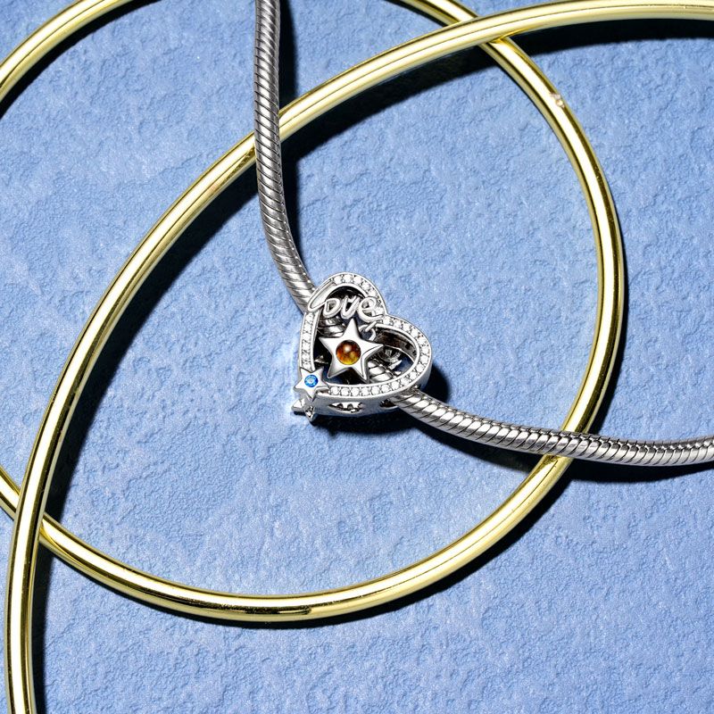 Stars Love Mood Charm