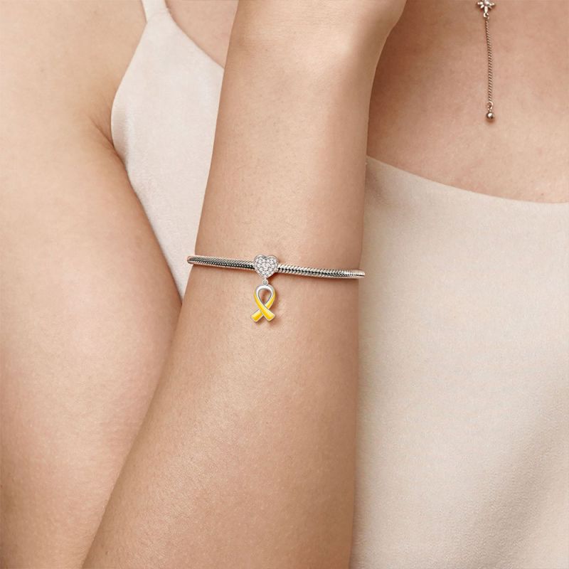 Yellow Ribbon Charm