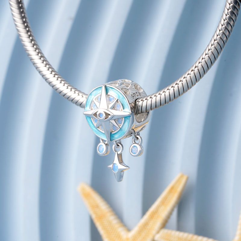 Star Compass Dreamcatcher Charm