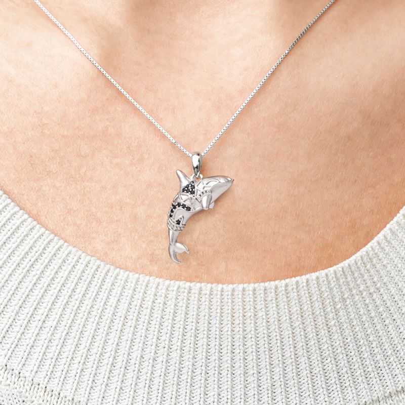 Killer Whale Orca Necklace
