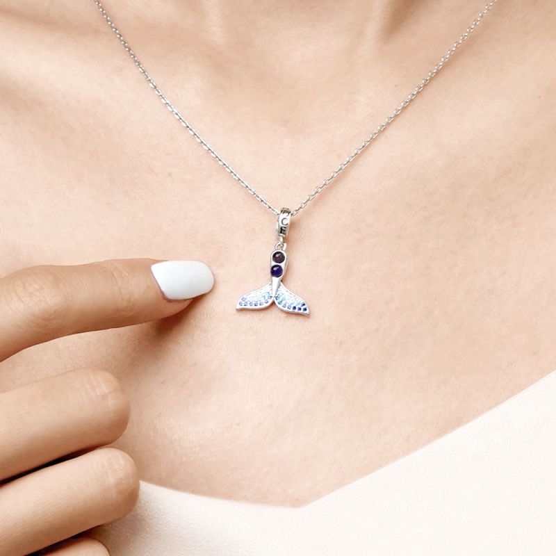 Mermaid Tail Mood Pendant