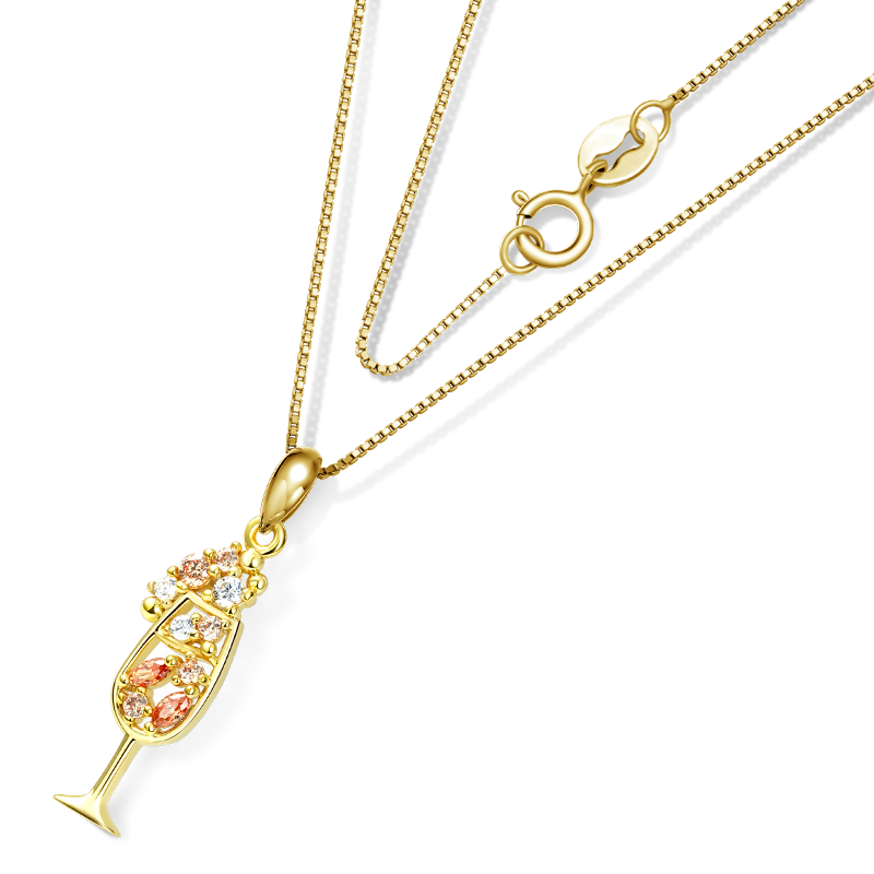 Champagne Cocktail Necklace